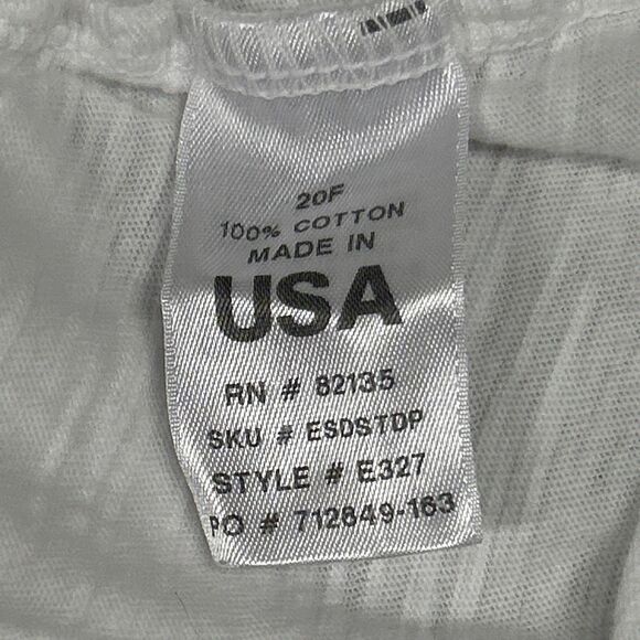 Fresh Produce Drape Dress Womens 3X White Cotton Tank Pockets USA Sleeveless New - Picture 5 of 9